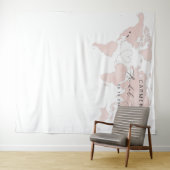 Tenture CARMEN Fard Map Invitation Voyage Enterrement de V (En situation (horizontale))