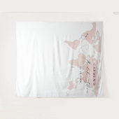 Tenture CARMEN Fard Map Invitation Voyage Enterrement de V (Devant (Horizontal))