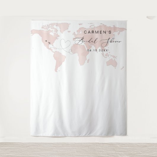 Tenture CARMEN Fard Map Invitation Voyage Enterrement de V (Devant)