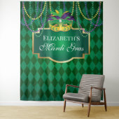 Tenture Carnival Mardi Gras Backdrop banner party (En situation)