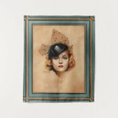 Tenture Carole Lombard Portrait par Charles Gates Sheldon (Devant)