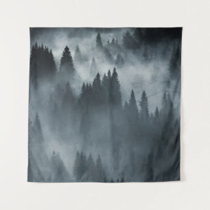 Tenture Carpates d'hiver : Paysage des montagnes Sunrise