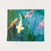 Tenture Carpeaux de Koi Colorés (Devant (Horizontal))