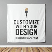 Tenture Carré personnalisé 147x147cm vierge