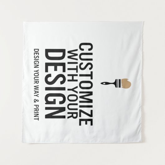 Tenture Carré personnalisé 147x147cm vierge (Devant (Horizontal))