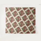 Tenture Carreau de fleur d'œillet Art antique rustique De (Devant (Horizontal))