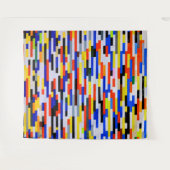 Tenture Carreaux de construction couleur primaire (Devant (Horizontal))