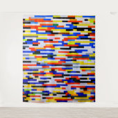 Tenture Carreaux de construction couleur primaire (Devant)