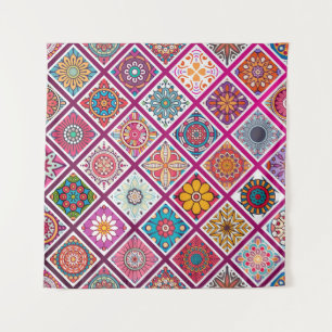 Tenture Carreaux de Mandala marocains