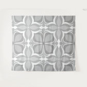 Tenture Carreaux géométriques neutres (Devant (Horizontal))