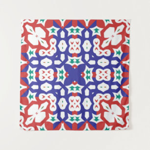 Tenture Carreaux ornés d'antiquité talavera mexico. desi m