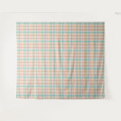 Tenture Carreaux Vichy Multicolores (Devant (Horizontal))