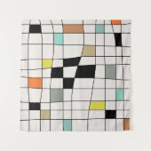 Tenture Carrelage moderne du milieu du siècle (Devant)