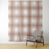 Tenture Carrés géométriques avec Mocha Mousse Gradient Bla (En situation)
