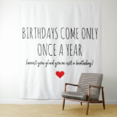 TENTURE CARTE D'ANNIVERSAIRE DRÔLE COQUIN (En situation)