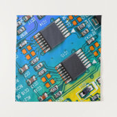 Tenture Carte de circuit électronique fermer. arrière - pl (Devant (Horizontal))