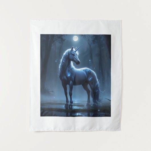 Tenture Carte de fond à thème Unicorn (Devant)