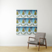 Tenture Carte de Joyeux Noël (En situation)