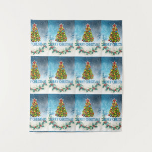 Tenture Carte de Joyeux Noël