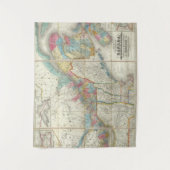Tenture Carte des provinces du Canada (Devant)