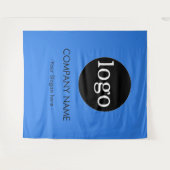 Tenture Carte d'identité de l'entreprise personnalisée Arr (Devant (Horizontal))