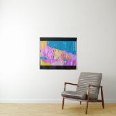 Tenture Carte d'Israël Premier siècle (En situation (horizontale))