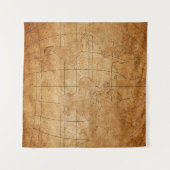 Tenture carte du monde (Devant (Horizontal))
