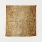 Tenture Carte du monde : Guide mondial d'exploration (Devant (Horizontal))