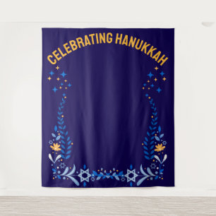 Tenture Carte HANOUKKA FAMILLE REUNION
