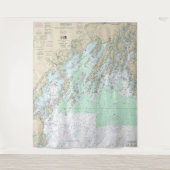 Tenture Carte marine Casco Bay 13290 (Devant)