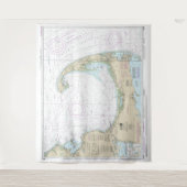 Tenture Carte marine de Cape Cod Bay 13246 (Devant)