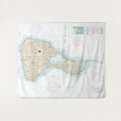 Tenture Carte marine de l'île Block 13217 (Devant (Horizontal))