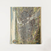 Tenture Carte Paris vintage (Devant)