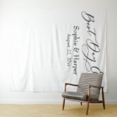 Tenture Carte photo simple du meilleur jour jamais (En situation (horizontale))