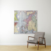 Tenture Carte politique | Asie (En situation (horizontale))