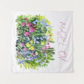 Tenture Carte postale de fleurs sauvages (Devant (Horizontal))