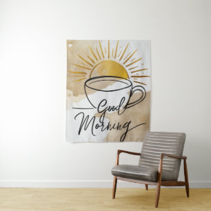 Tenture Carte postale Good Morning