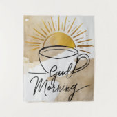 Tenture Carte postale Good Morning (Devant)