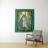 Tenture Carte Tarot Art Nouveau, Les Amoureux (En situation)