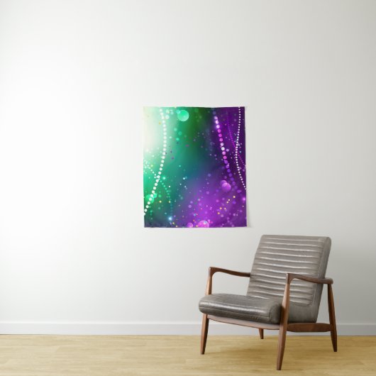 Tenture Carthagène Solive Purple (En situation)