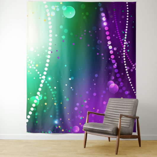 Tenture Carthagène Solive Purple (En situation)