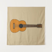 Tenture Carton simple de guitare acoustique (Devant (Horizontal))