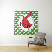 Tenture Cartoon Red Cardinal (En situation (horizontale))