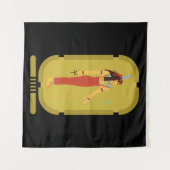 Tenture Cartouche en or Maat (Devant (Horizontal))