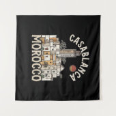 Tenture casablanca maroc (Devant (Horizontal))