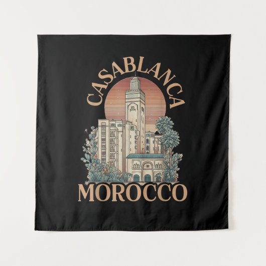 Tenture casablanca maroc (Devant)