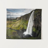 Tenture Cascade | Islande de Seljalandsfoss (Devant (Horizontal))