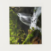 Tenture Cascade magique dans une forêt verdoyante enchante (Devant)