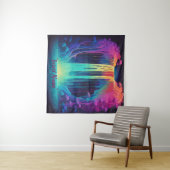 Tenture Cascade magique, sérénité captivante (En situation (horizontale))