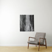 Tenture Cascade majestueuse Boka, Slovénie en noir et blan (En situation)